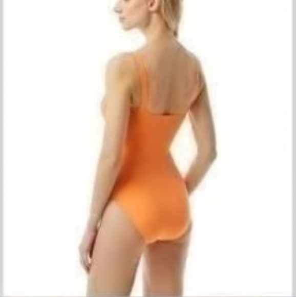 Michael Kors Apricot Swimsuit with Silver Accent - Picture 2 of 7